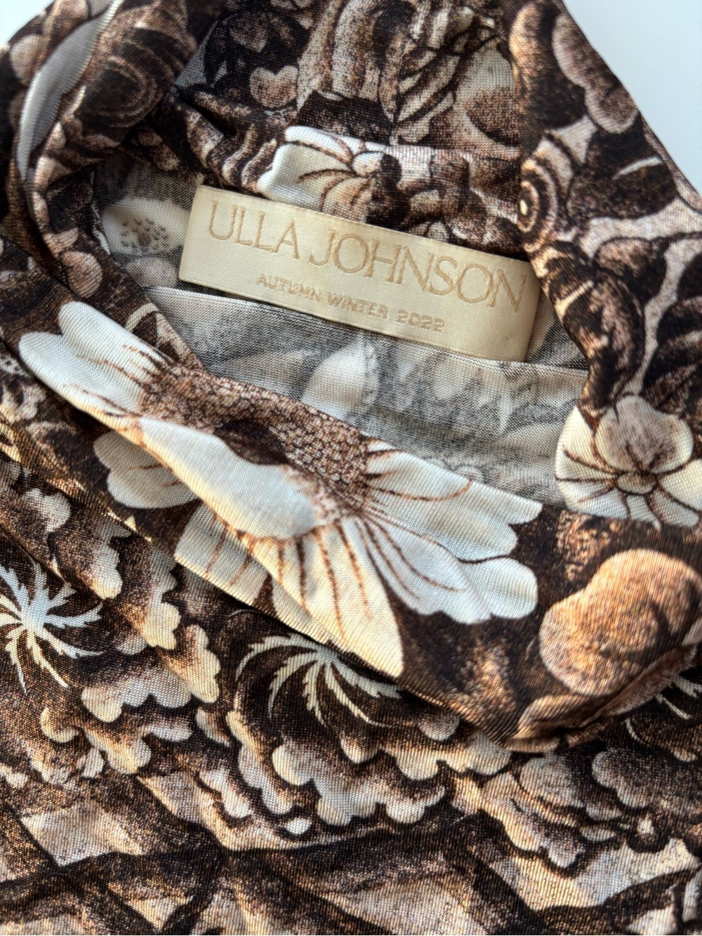 Ulla Johnson Aurelia Jersey Turtleneck Top - Picture 7 of 9